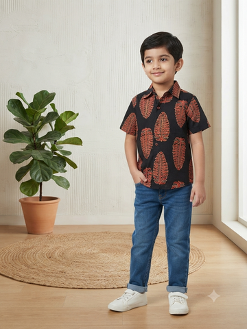 Trendy Ajrakh Cotton Shirt