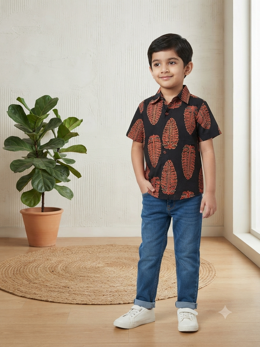Trendy Ajrakh Cotton Shirt