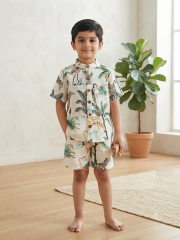 Wild Safari Jaipur Cotton Co-ord Set