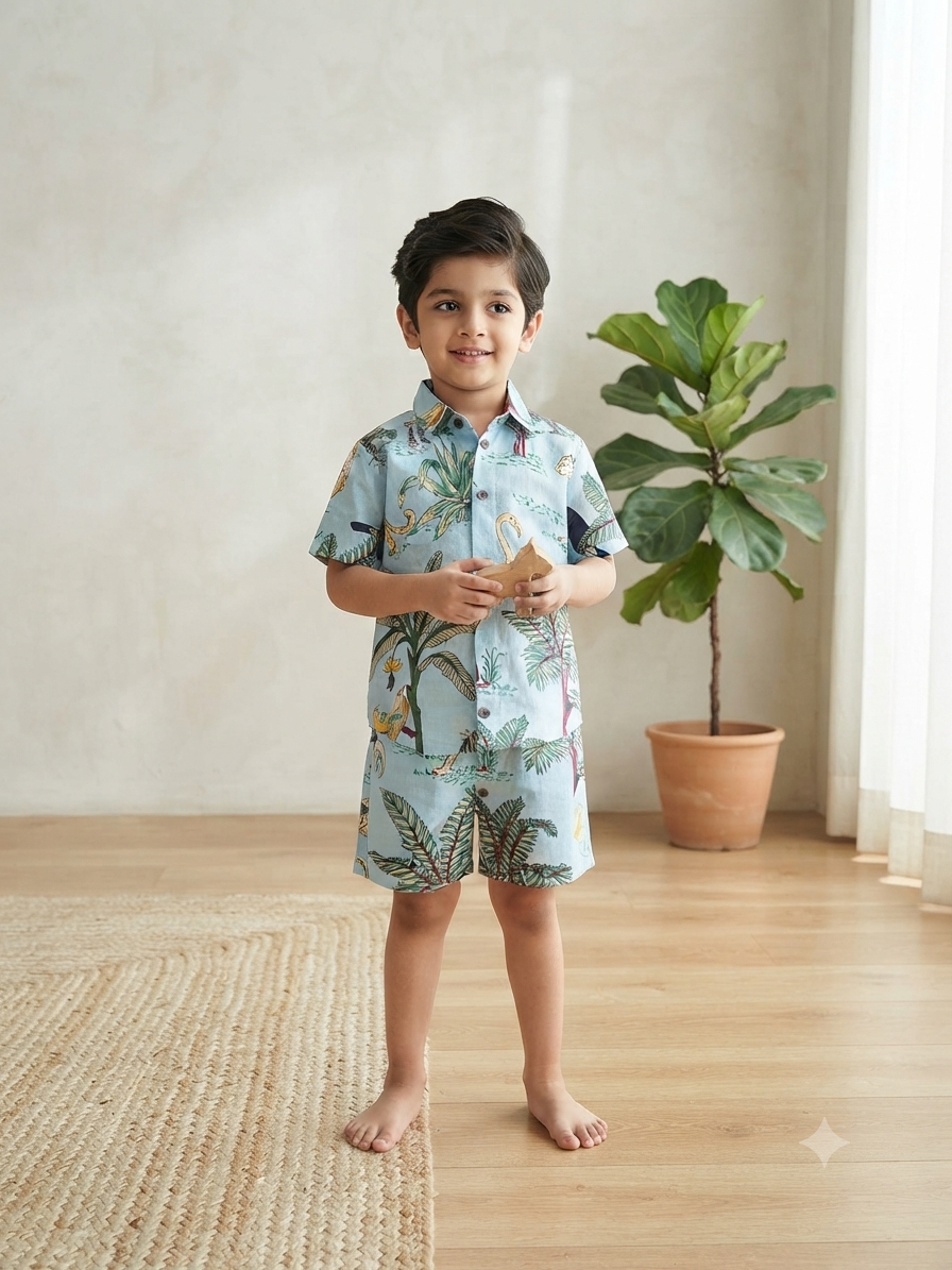 Wild Safari Jaipur Cotton Co-ord Set