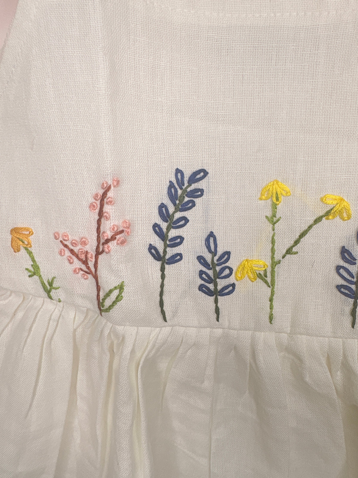 Meadow Floral Pure Linen Frock